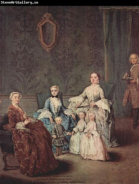 Pietro Longhi Portrat der Familie Sagredo